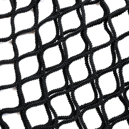Cargo Net for Motorcycle Scooter - Black Mesh with Plastic Hooks