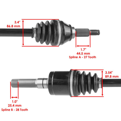 Rear Left or Right CV Joint Axle Replacement for John Deere Gator XUV 620i (2011–2018)