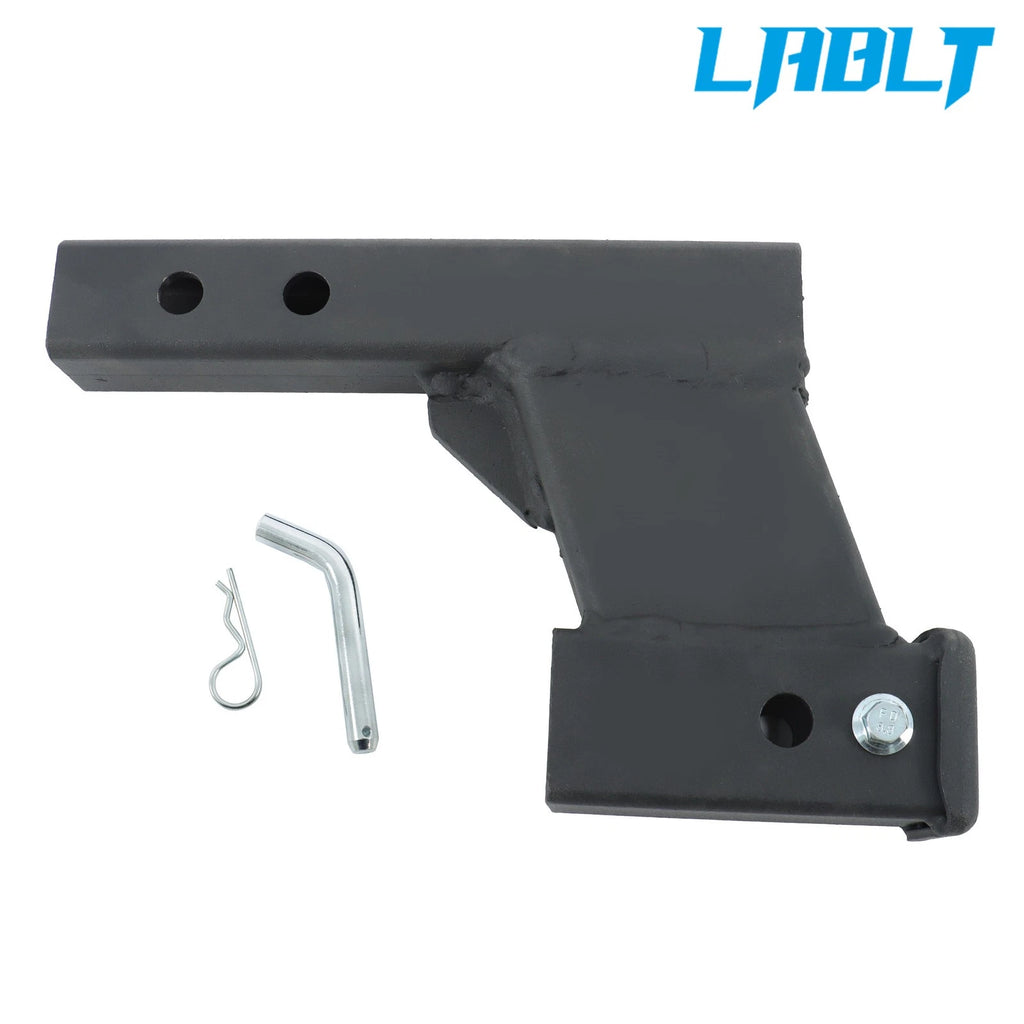 Adjustable Hitch Adapter 2 Inch Receiver for Universal Vehicles (7500LB)