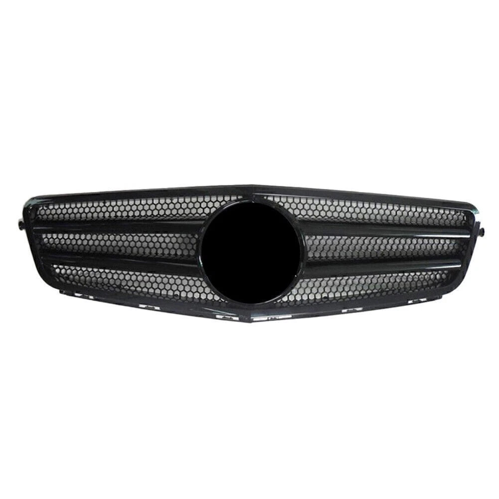 Front Grille Gloss Black for Mercedes Benz C Class W204 (2007–2014)