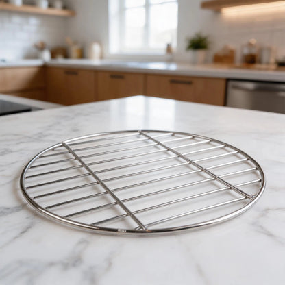 Stainless Steel Round Grate for Pot Use (Meat Pressing, Braising, Steaming)