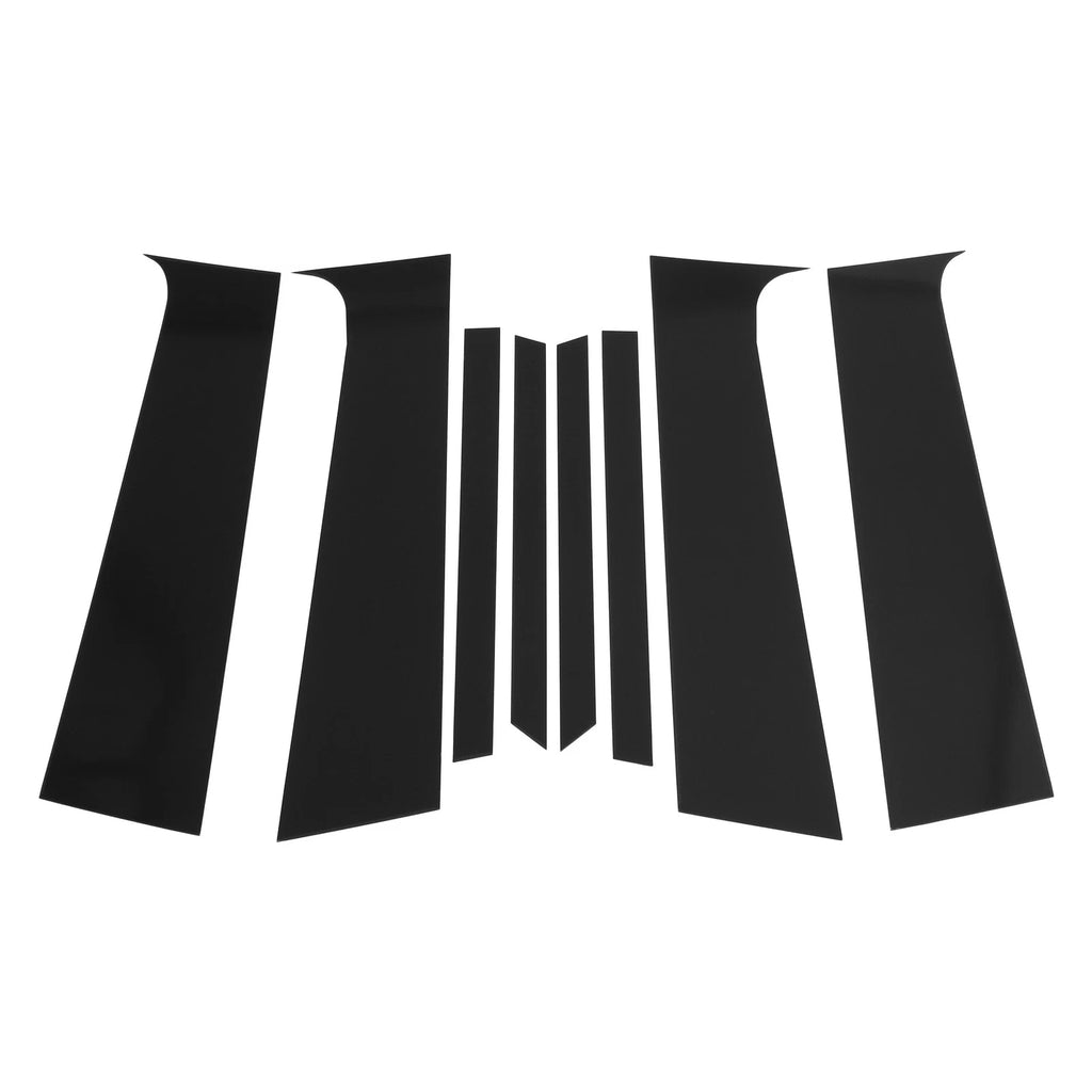 8 Pc Pillar Window Trim Replacement for Chevrolet Trax (2015–2020) Black