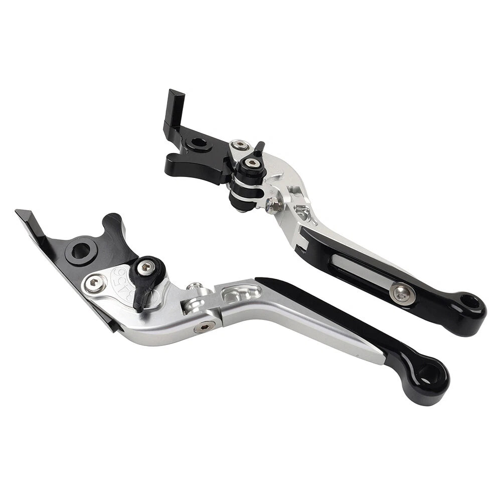 Extendable Brake Clutch Levers for Honda CBR600RR CBR1000RR (2007–2022) Silver