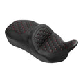 Gel Seat for Harley Electra Glide (2009–2023) Black/Red