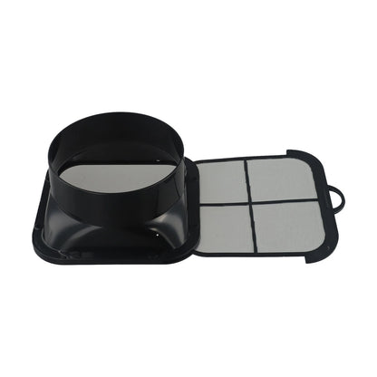 Wall Mounted Flange Duct Fan Hose Connector for Indoor Air Ventilation