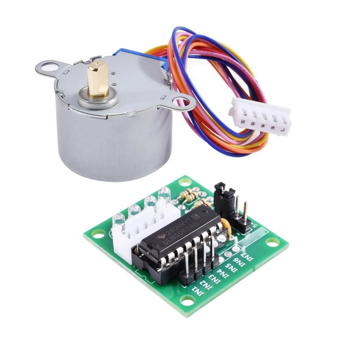 5V Stepper Motor 28BYJ-48 & ULN2003 Driver Board for Arduino Raspberry Pi