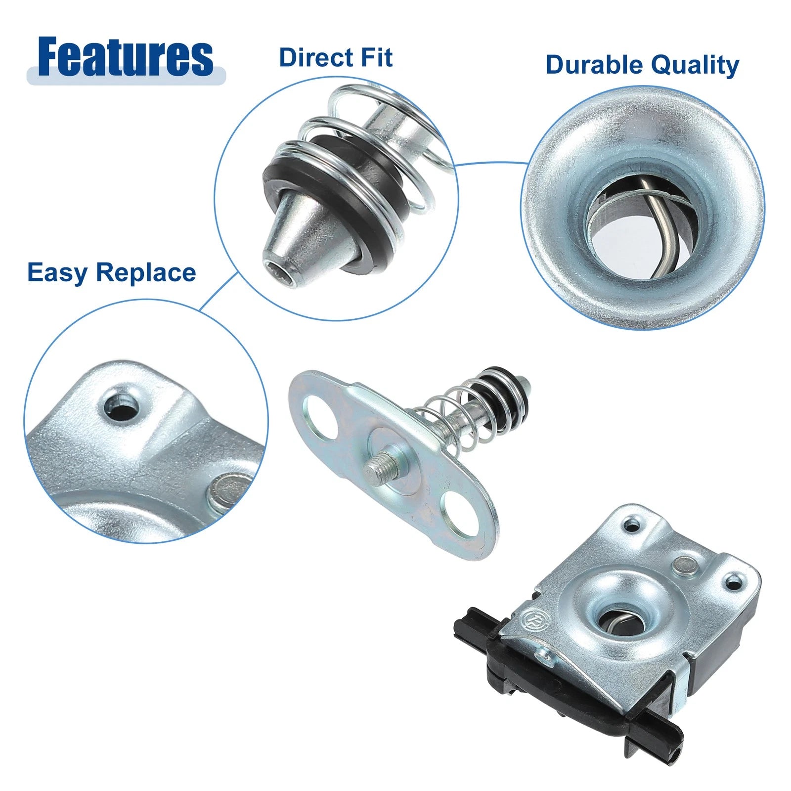 Hood Latch Lock Actuator Assembly Replacement Set for BMW (2000–2010)