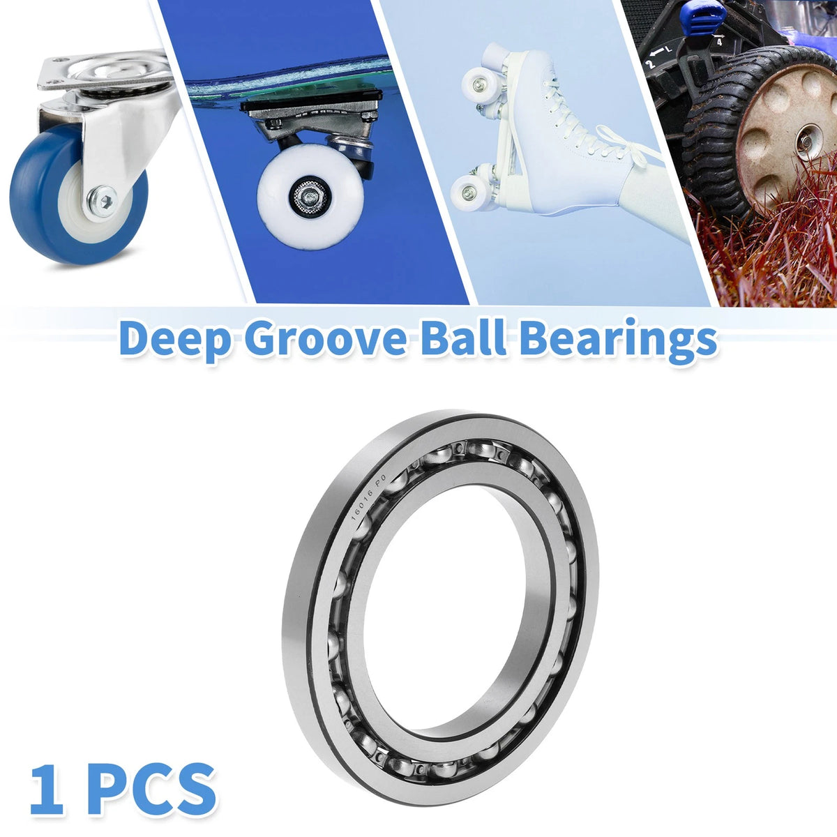 Deep Groove Ball Bearing 80x125x14mm for Scooter Skateboard (P0)