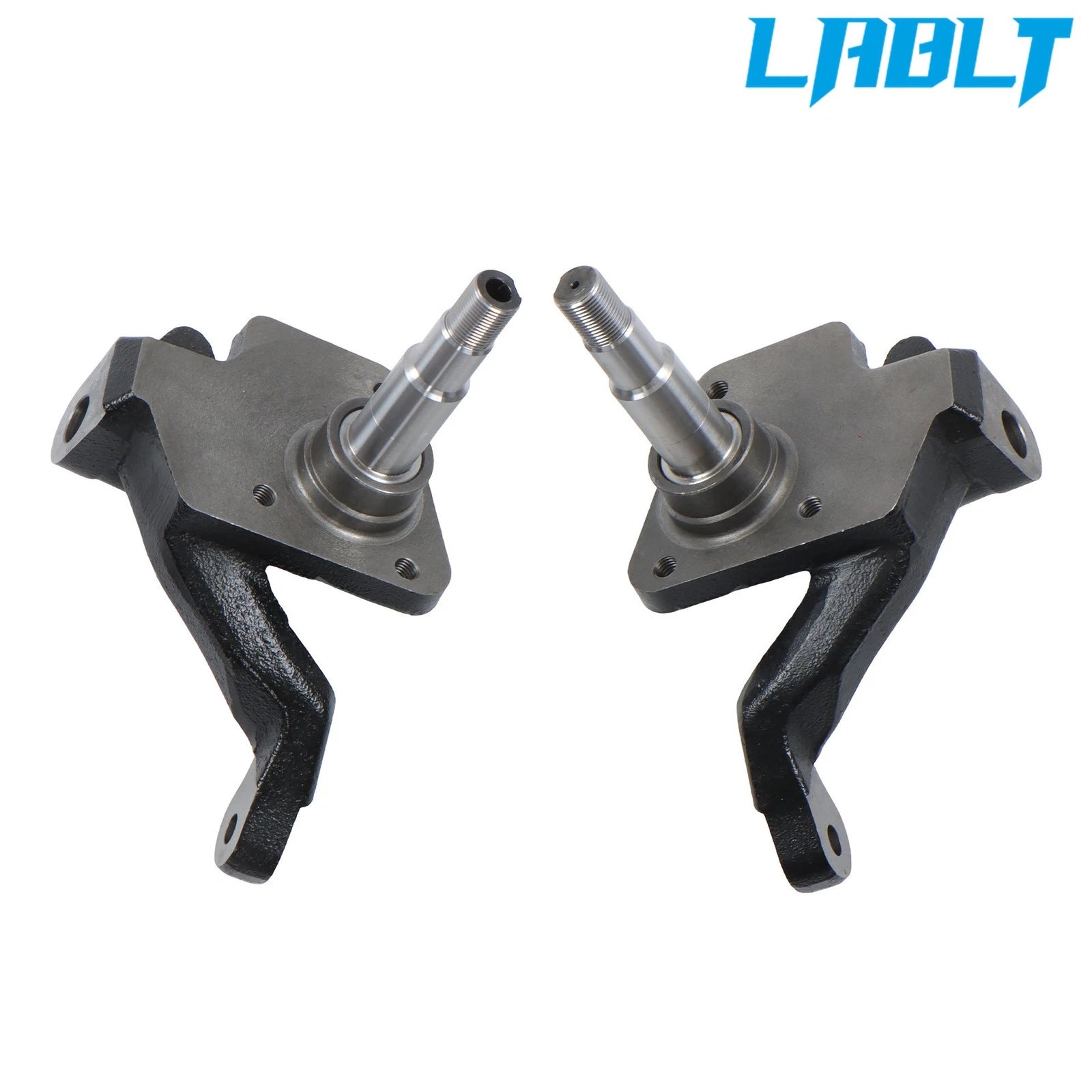 2X Front Drop Spindles for VW Bug (1950–1965) 2.5" Link Pin, Drum Brake