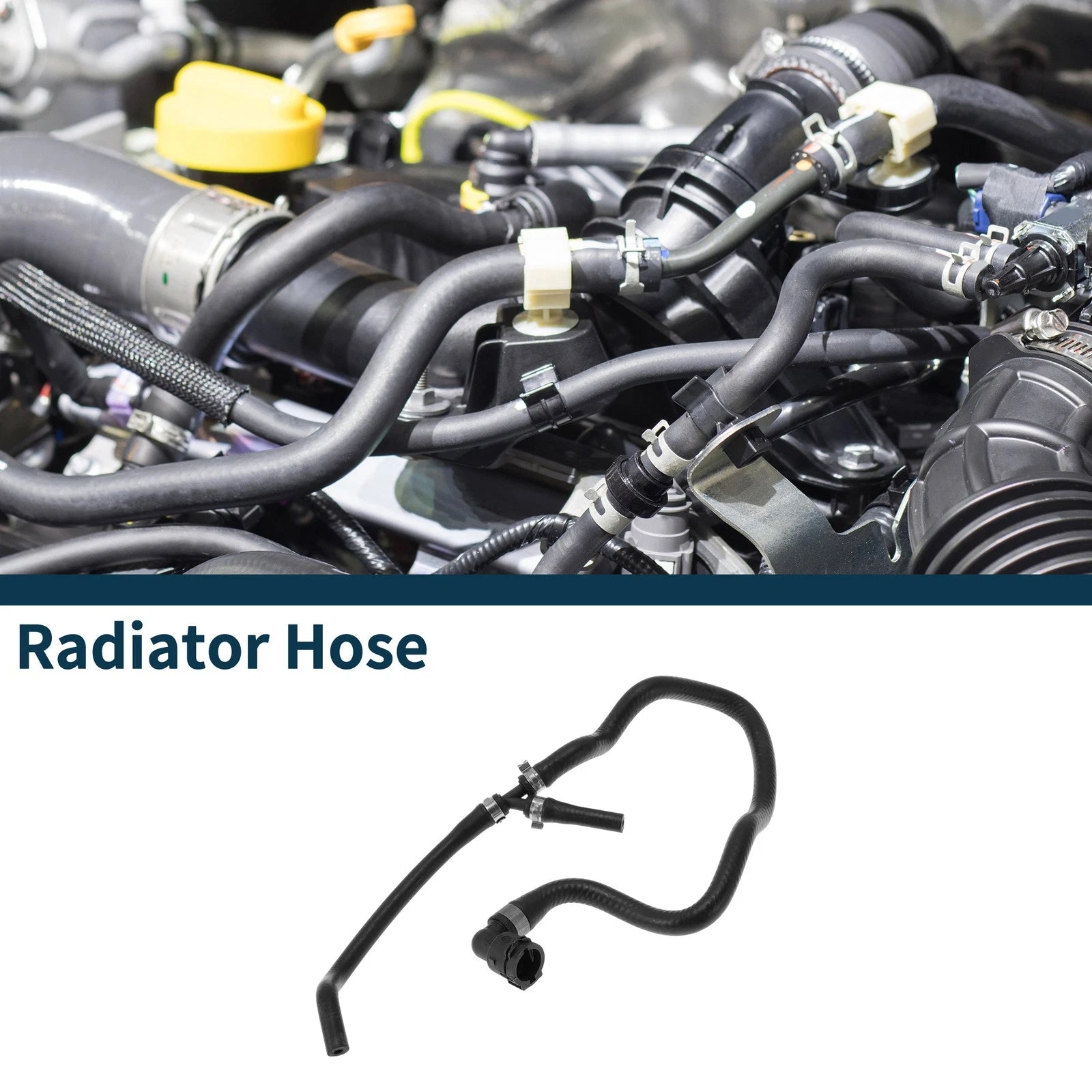 Radiator Hose Coolant Pipe for BMW 5 Series E60 (2003–2004) Rubber