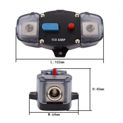 Manual Reset Circuit Breaker for 12V 24V Systems