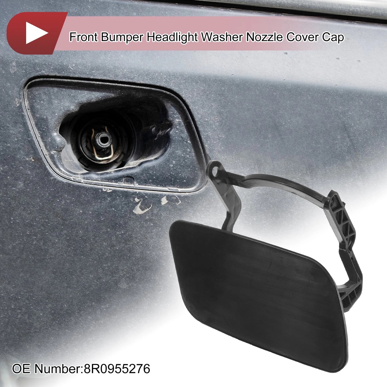 Windshield Washer Nozzle Cover Cap Front Right for Audi Q5 (2009–2012)