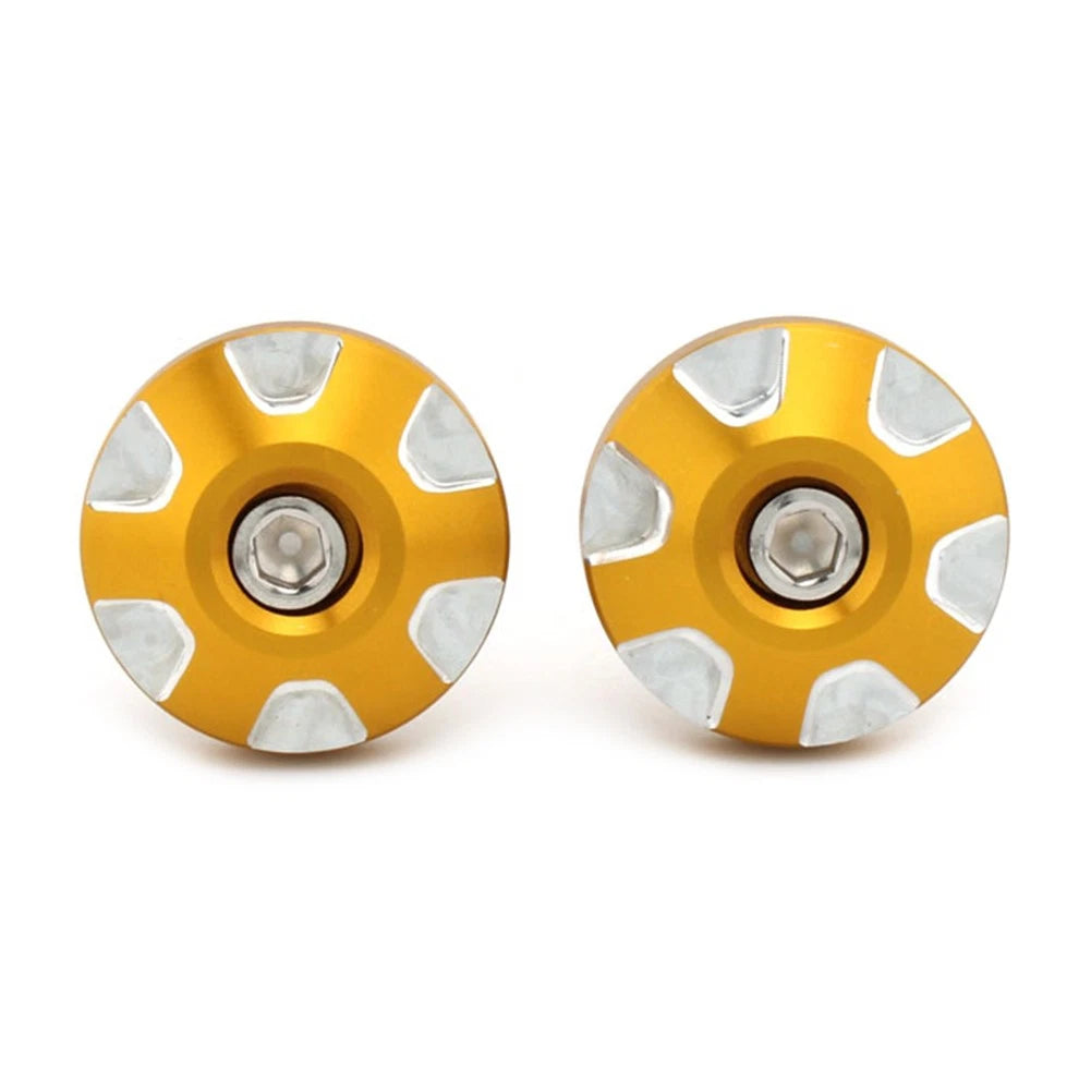 2X Handlebar End Caps for BMW R18 & R18 Classic (2020–2023) - Golden