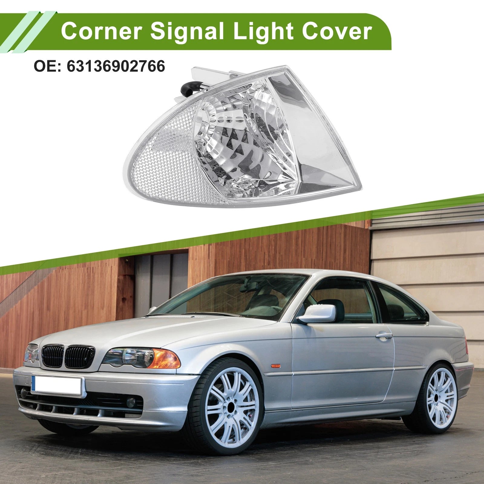Right Corner Signal Light Cover Replacement for BMW 3 Series (2006–2012)