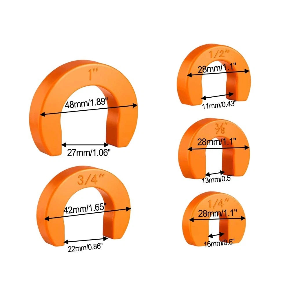 5PCS Disconnect Clips Tool Set for Push Fit Fitting Removal (14-38, 12-34)