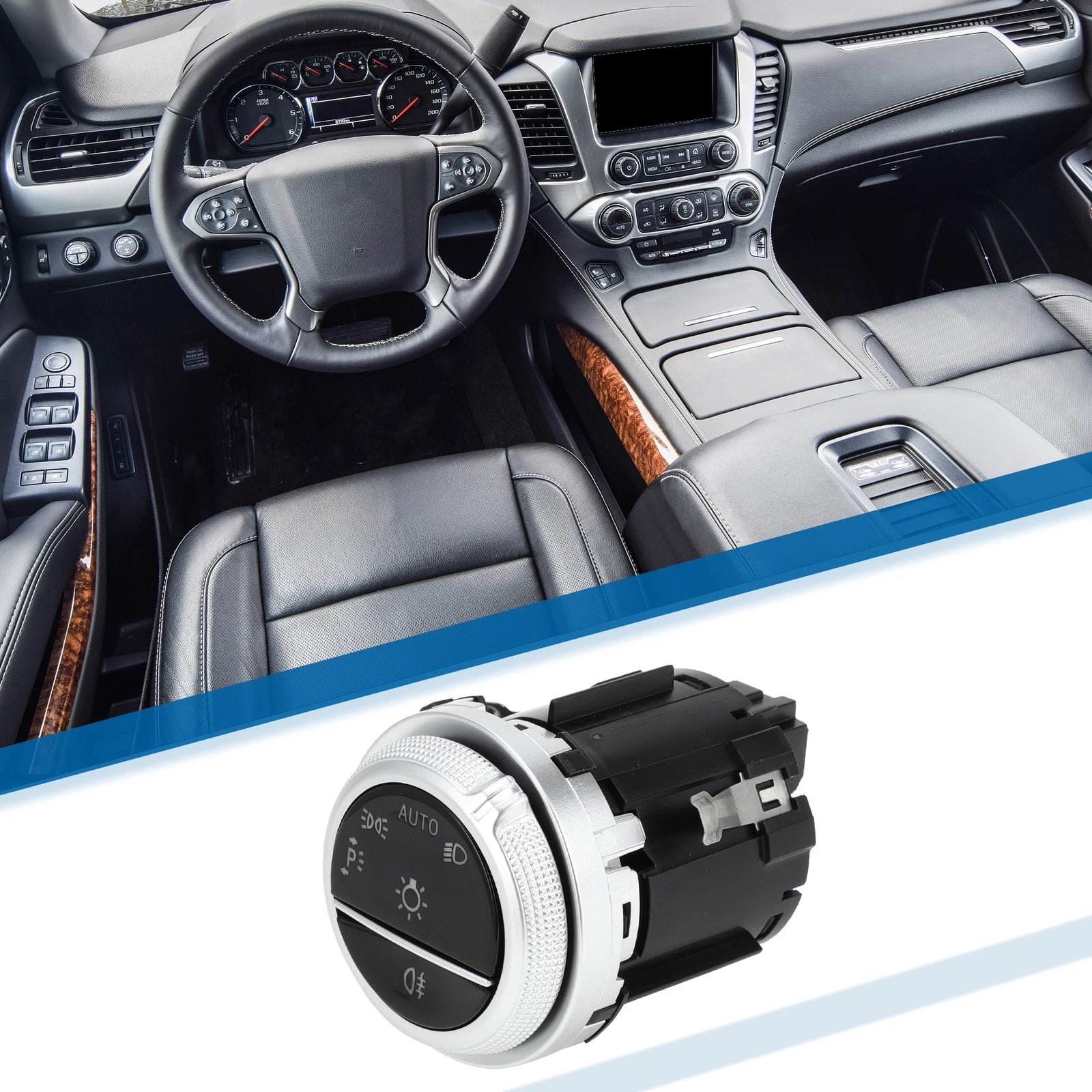 Headlight Switch Replacement for Mercedes-Benz C 300 (2022–2023) Black