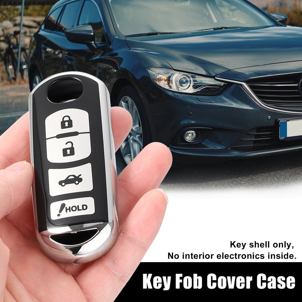 TPU Key Fob Case Cover Replacement for Mazda 3 (2014–2022)