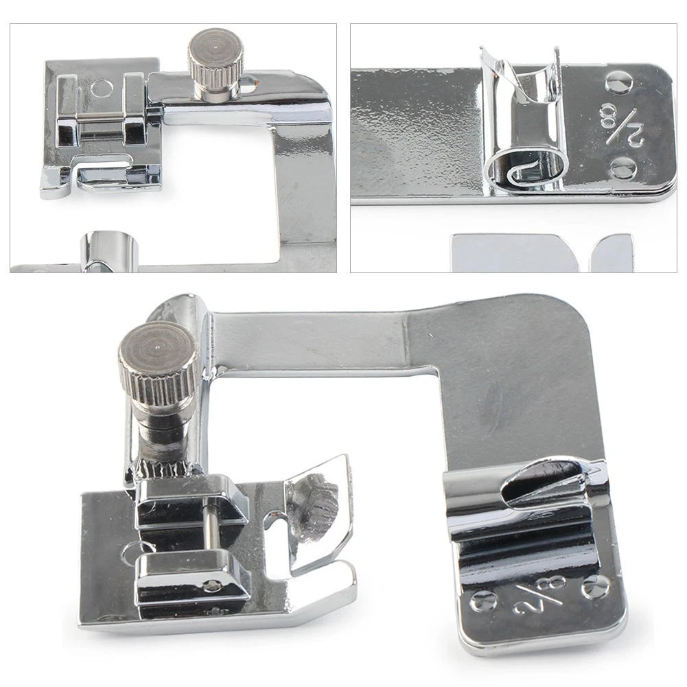 2/8" Sewing Machine Foot Presser Rolled Hem Walking Feet For Brother 6290