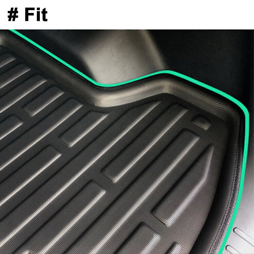 Rear Trunk Tray Floor Mat for VW Passat B8 (2014–2019) - Black