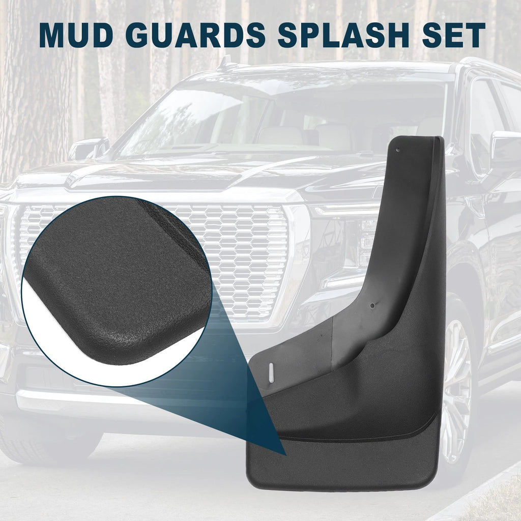 Mud Flap Splash Guard Rear Replacement for Chevrolet GMC Avalanche Tahoe (2007–2013)