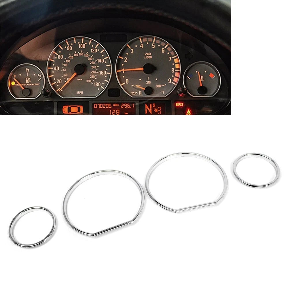 Speedometer Gauge Dial Rings Bezel Trim for BMW 3 Series E36 (1990–2000)