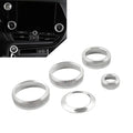 Silver Console Volume AC Switch Button Ring for Lexus NX250 NX350h (2022–2024)