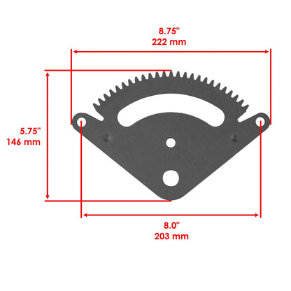 Gear Plate Replacement for John Deere GX20052 GX20054 (2005–2015)