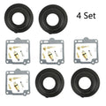 4X Carburetor Diaphragm Repair Kit for Yamaha Virago XV750 (1988–1997) XV1100 (1988–1999)