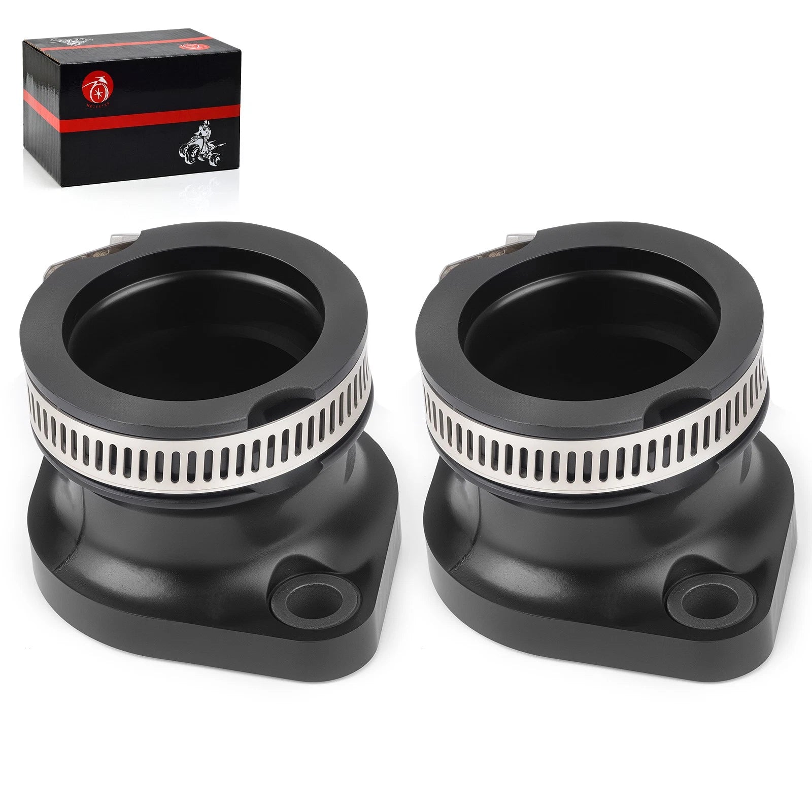 2Pcs Intake Manifold Boot 3083171 3084325 for Polaris Trail Boss 250 (1988)