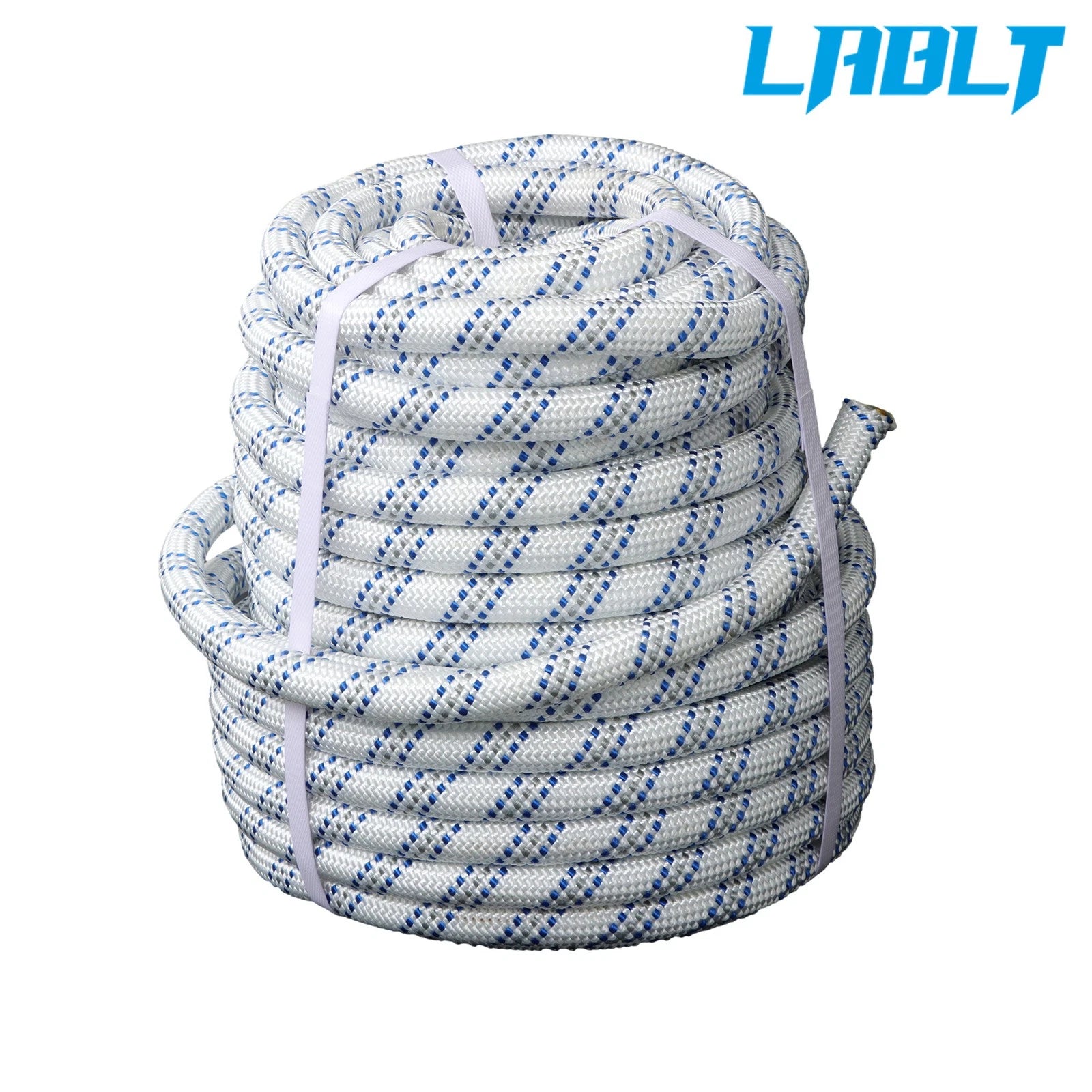 Double Braid Polyester Bull Rope 3/4"×120' for Arborist Rigging