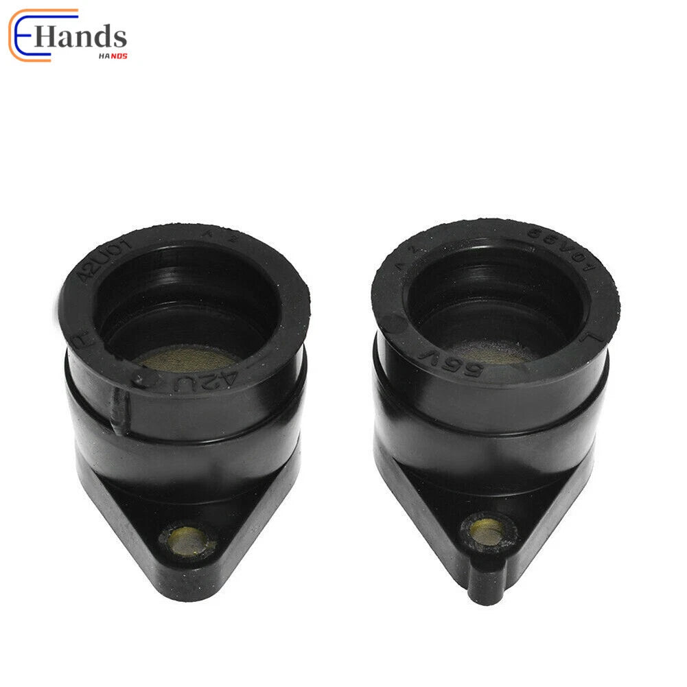 2X Carb Intake Manifold Boots for Yamaha TT350 XT350 (1986–1987) 42U-13596-01-00