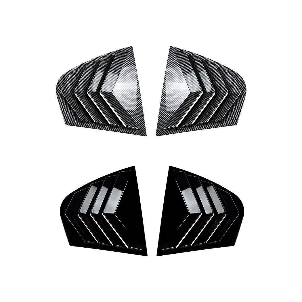 Pair Rear Window Louver Cover Sun Shade for BMW 3-Series E46 (1998–2005)