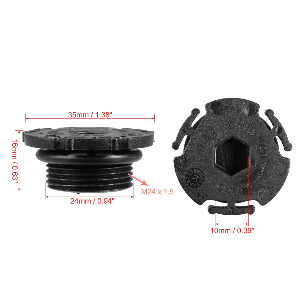 Engine Oil Drain Plug Replacement Set for BMW 320i (2013–2015)