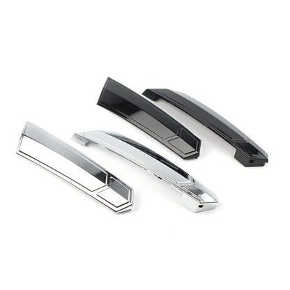 Saddlebag Hinge Covers for Victory Cross Country (2010–2017) Black/Chrome