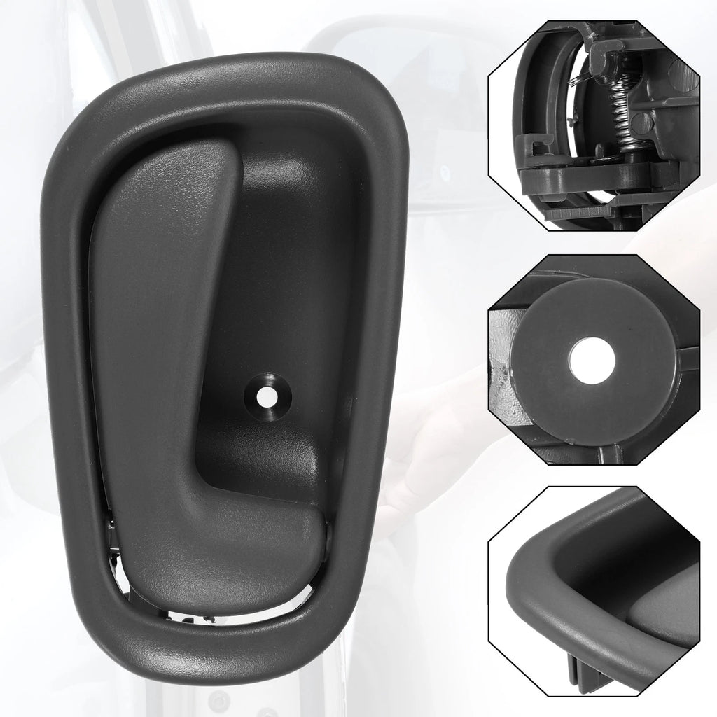 2pc Front Rear Interior Door Handle Driver Side Replacement for Toyota (2018–2022)