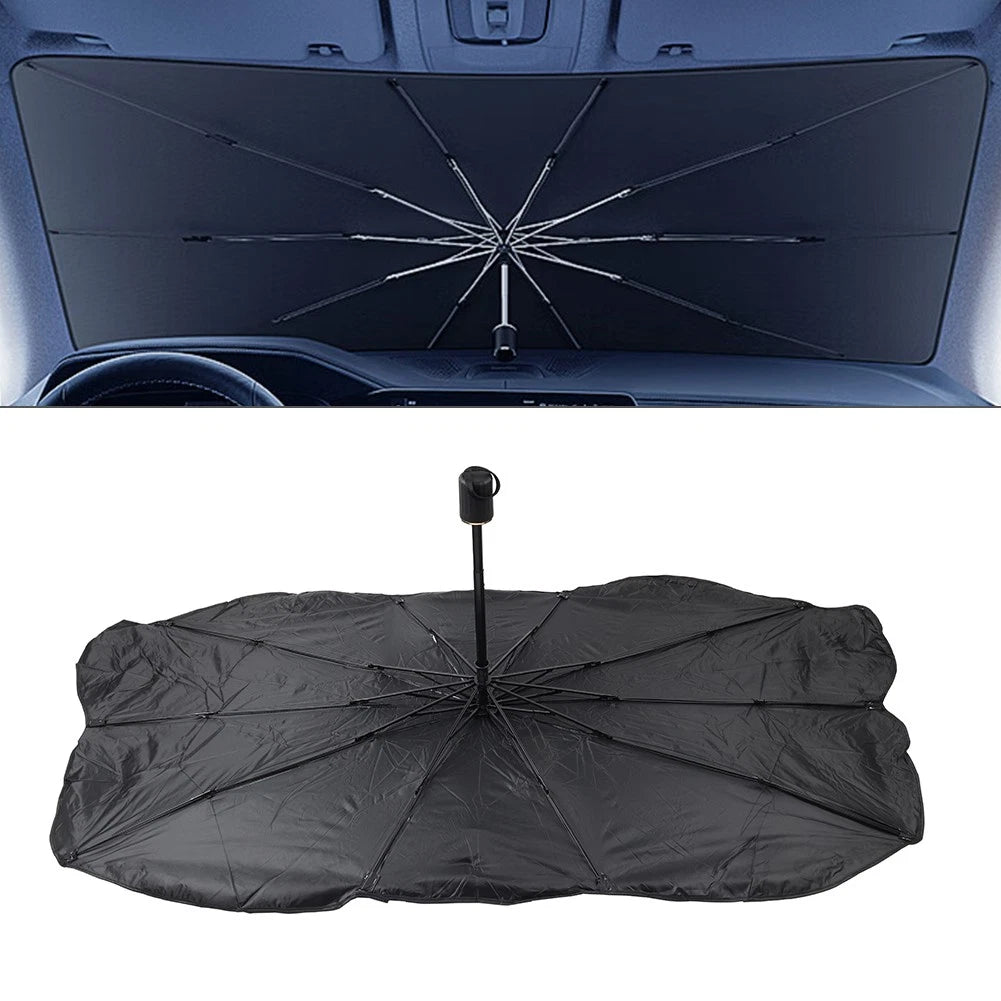 Car Front Window Sun Shade Visor Cover Foldable Windshield Sunshade Umbrella