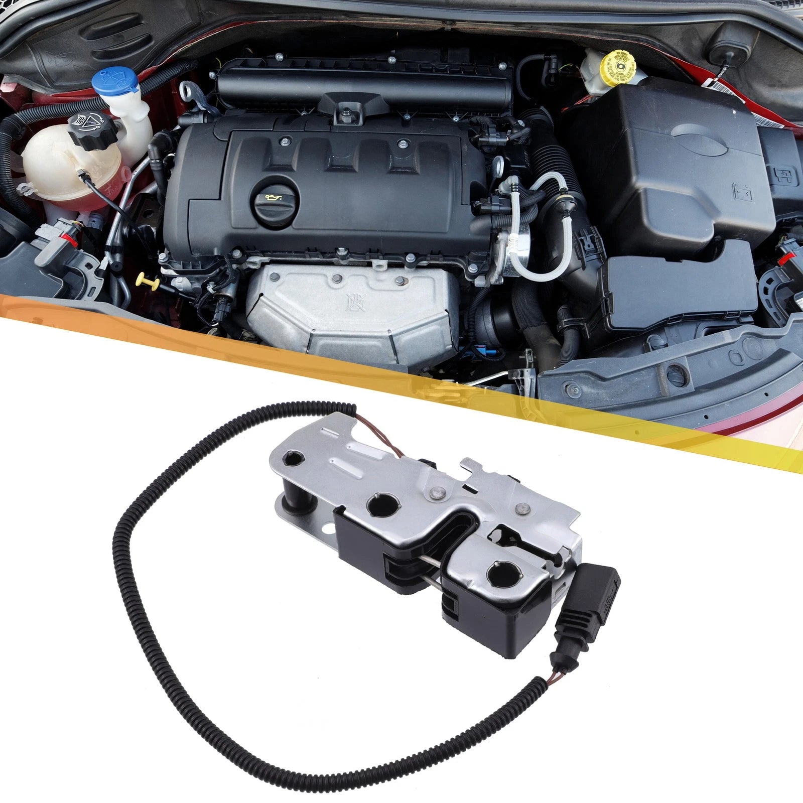 Hood Latch Lock Assembly Replacement for Volkswagen Golf GTI Jetta (2006–2020)