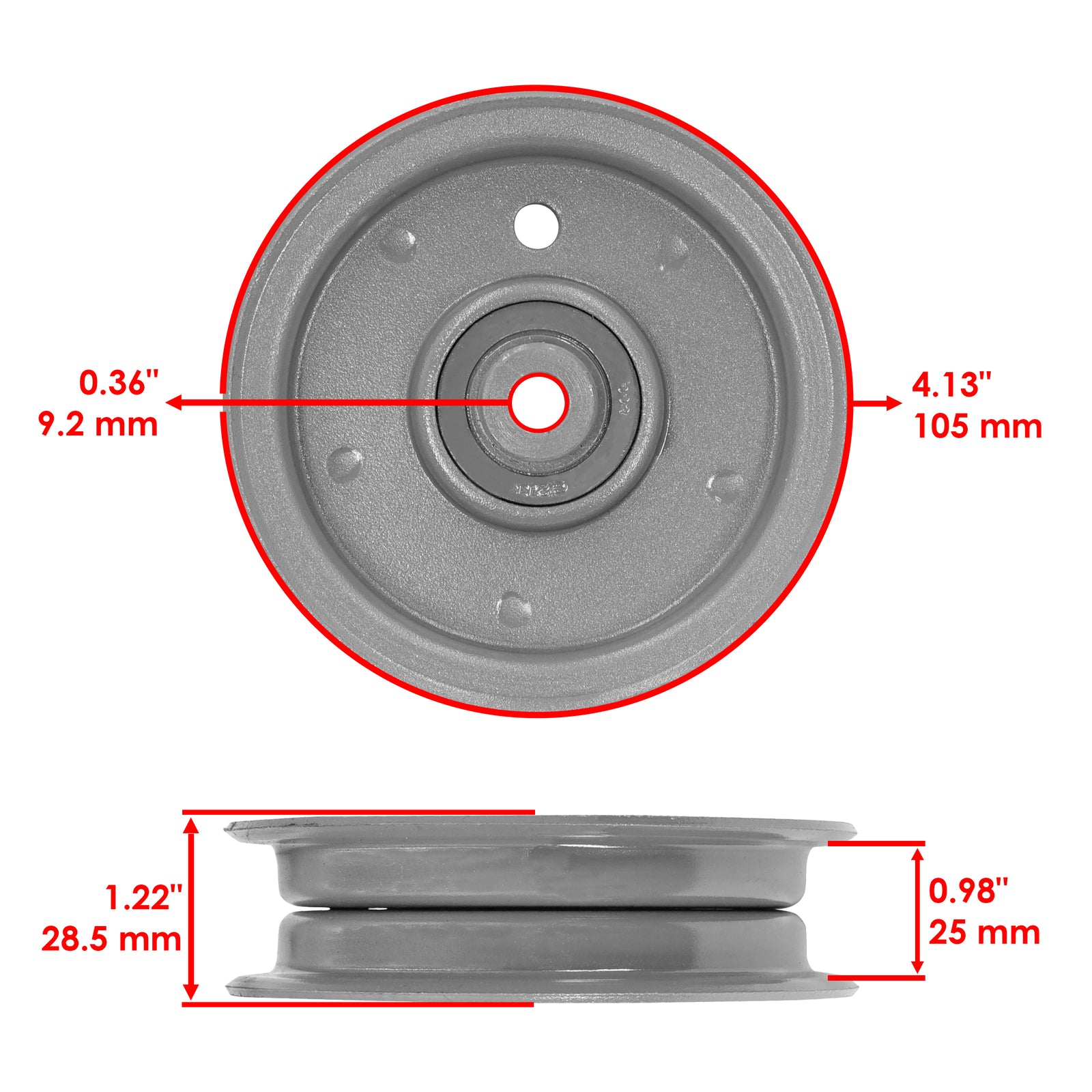 Flat Idler Pulley 42 Inch for Snapper SPX160 SPX2242 LT150 (2000–2010)