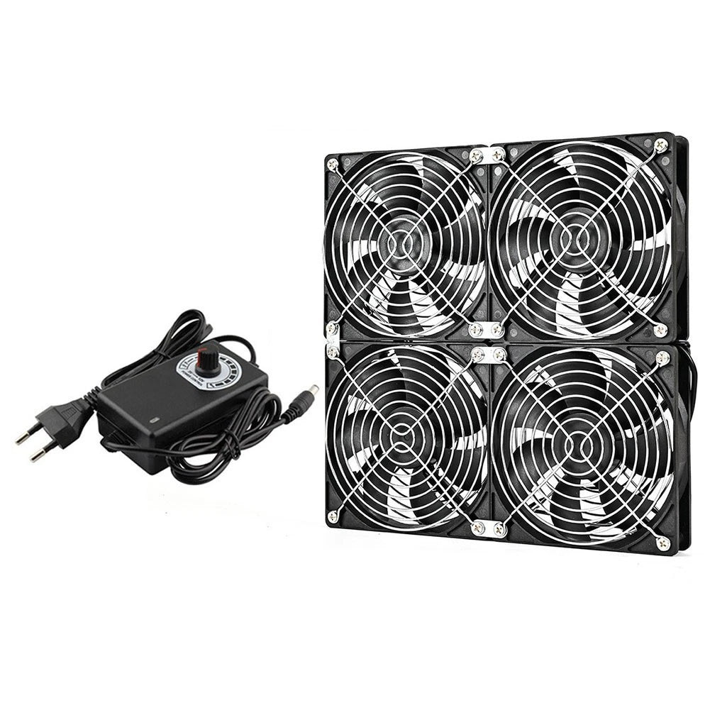 12cm Fan Cooling with Controller 3000RPM for Servers Computers Cabinets