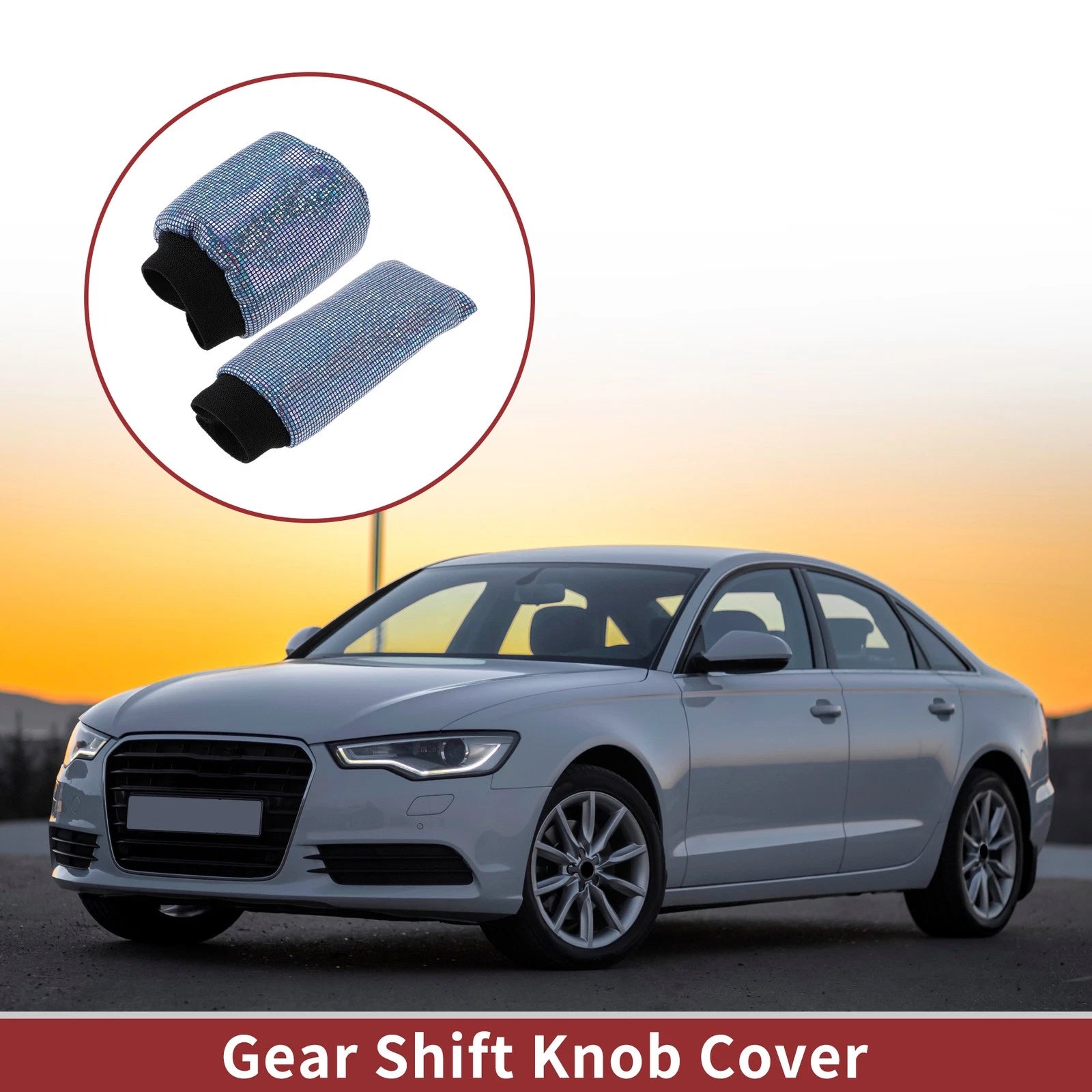 Rhinestone Gear Knob Protector for Universal Cars