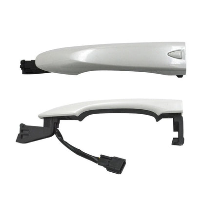 White ABS Exterior Left Door Handle for Renault Kadjar (2015–2022)
