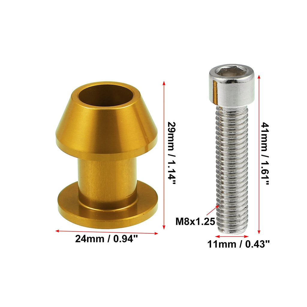 Swingarm Spools Sliders Pair Replacement for Honda Motorcycle (2000–2025)