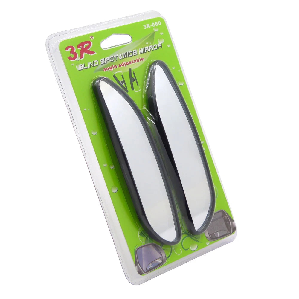 2X Adjustable Side Rearview Blind Spot Mirrors for Universal Fit