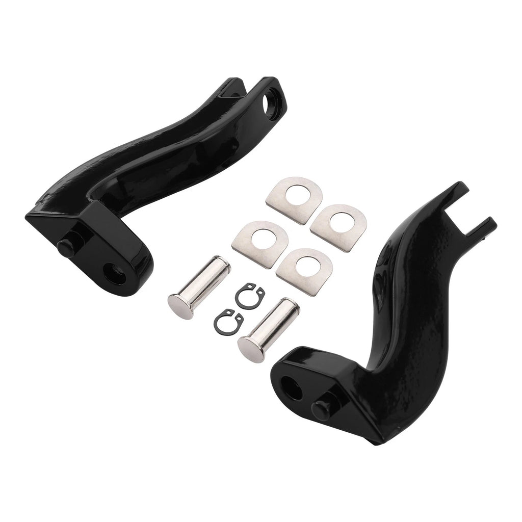 Passenger Footpeg Mount Kit for Harley Touring FLHT (1993–2025) Black/Chrome