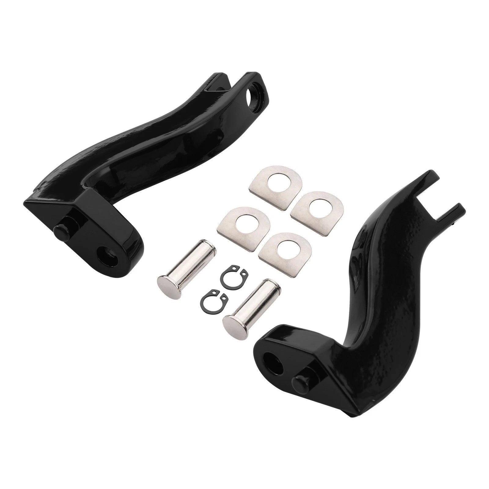 Passenger Footpeg Mount Kit for Harley Touring FLHT (1993–2025) Black/Chrome