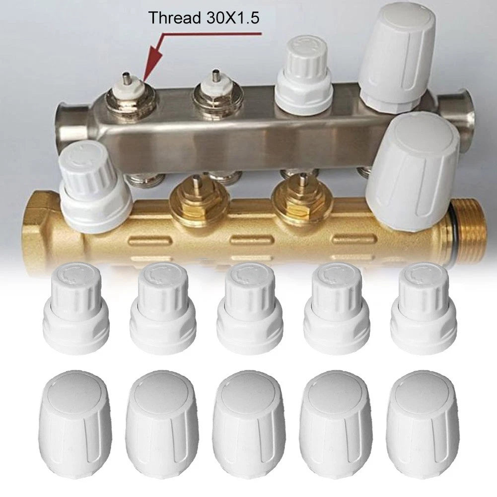5pcs Floor Heating Manifold Radiator Valve M30x15 for Valve Control