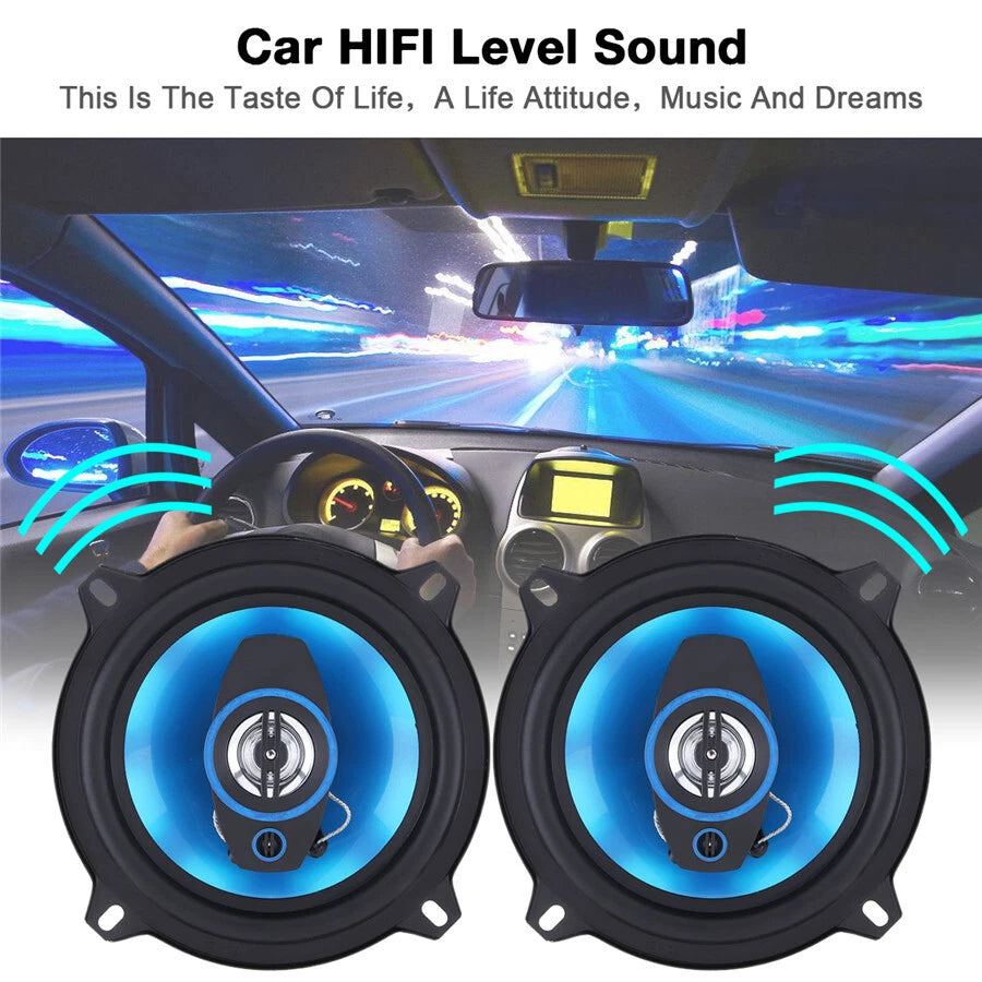 2 Pcs 5" Coaxial Audio Speakers for Car (AU Stock)