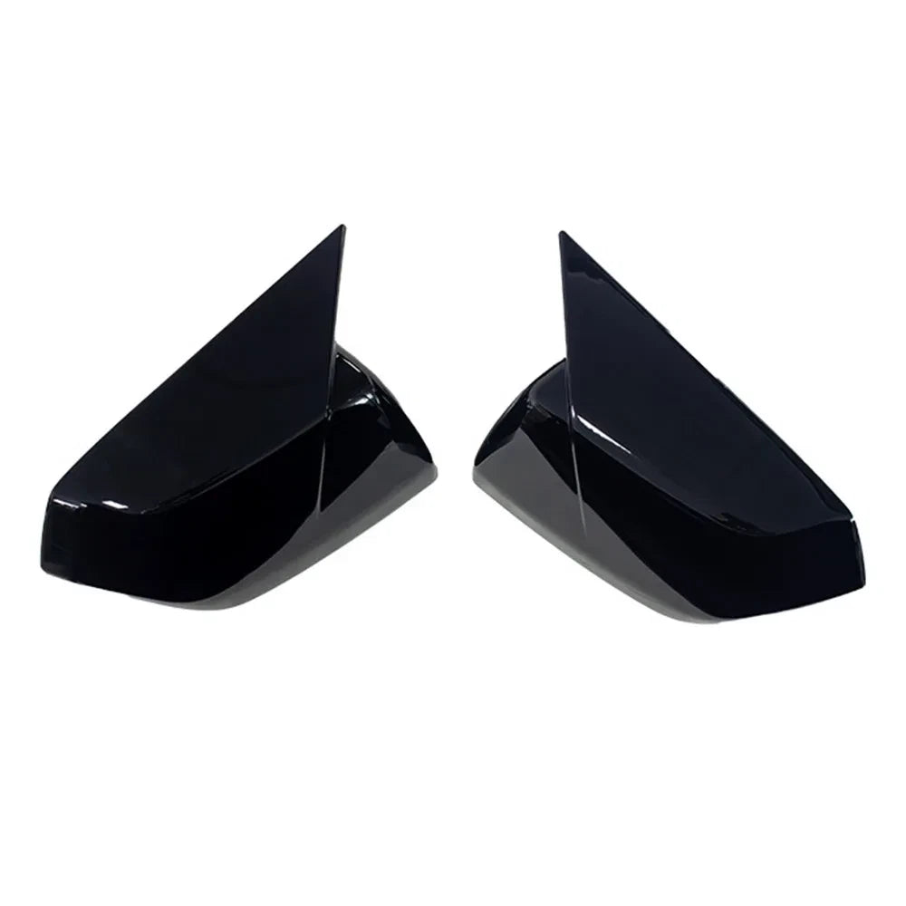 Set of 2 Black Mirror Cap Covers for Chevy Cadillac Escalade Suburban GMC Yukon (2021–2025)