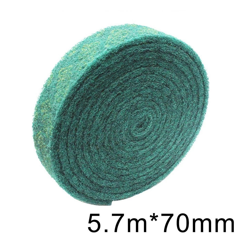 Nylon Scouring Pad Roll 5.7m Long x 70mm Wide for Stainless Steel Work