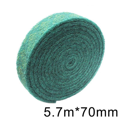 Nylon Scouring Pad Roll 5.7m Long x 70mm Wide for Stainless Steel Work